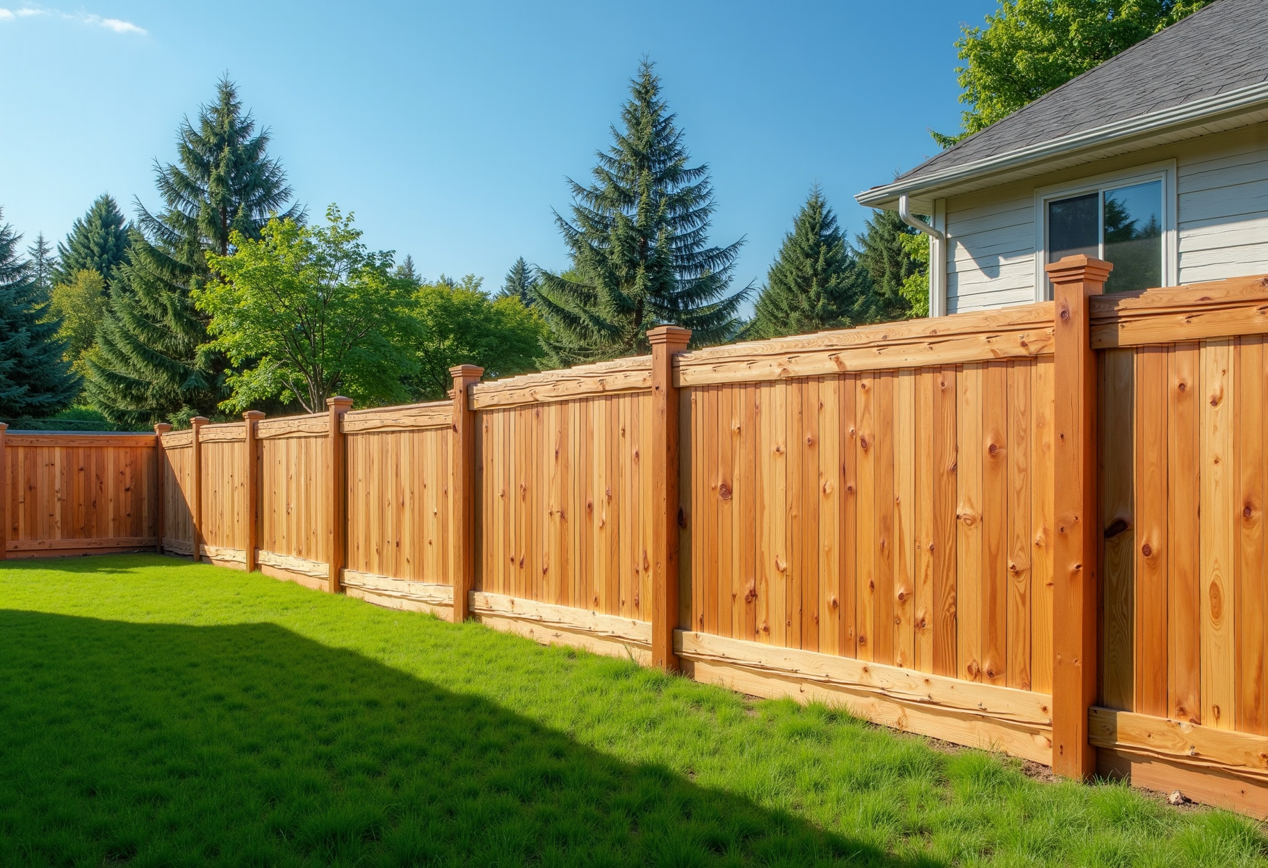 Finished property line